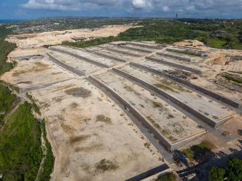 Avance de urbanización, vista aérea — imagen de referencia